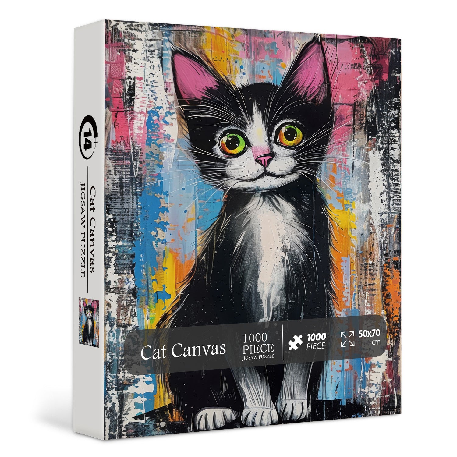 Cat Canvas puzzle puzzle 1000 pezzi
