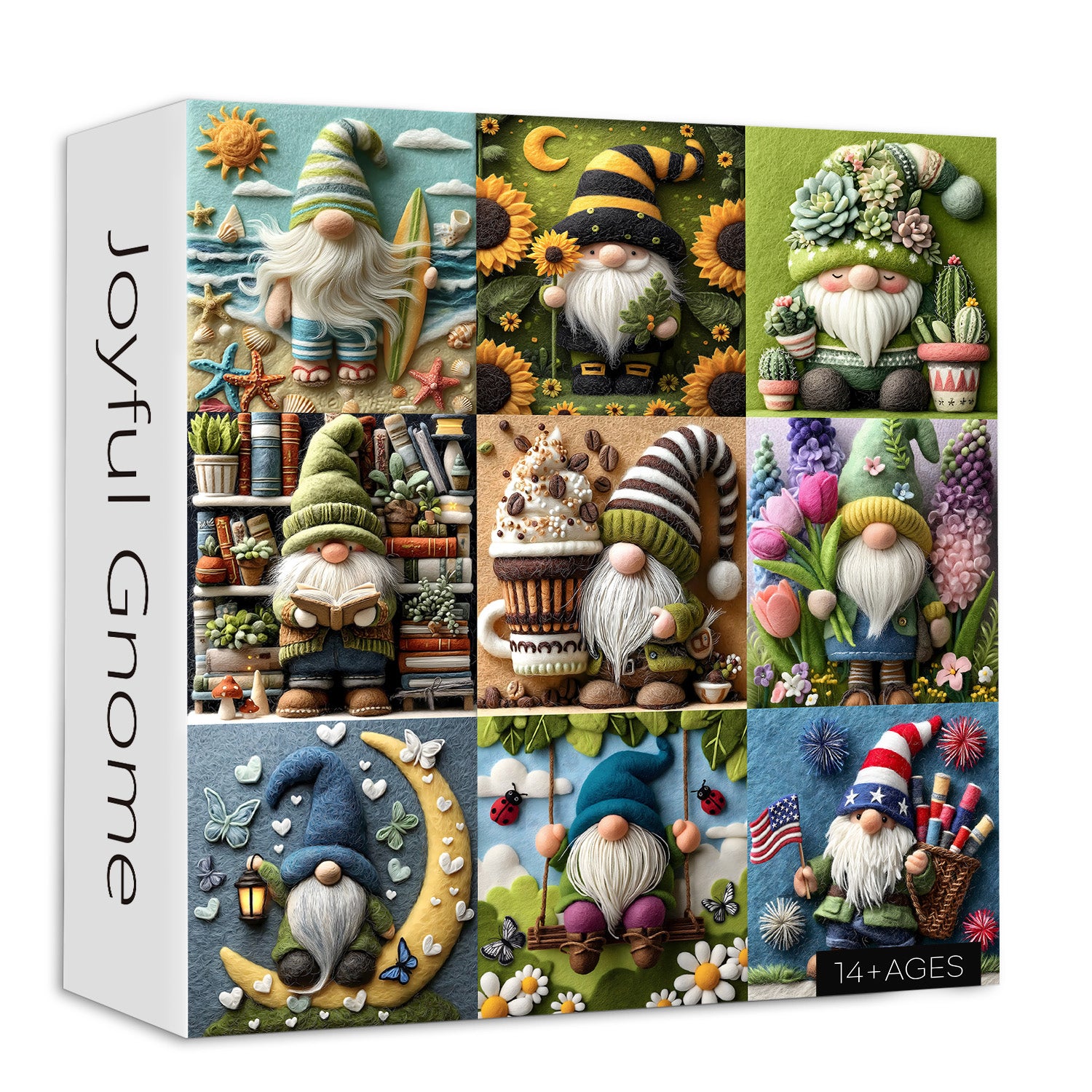 Joyful Gnome Jigsaw Puzzle 1000 Pieces