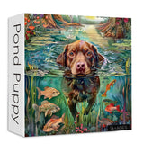 Puzzle cucciolo di laghetto 1000 pezzi