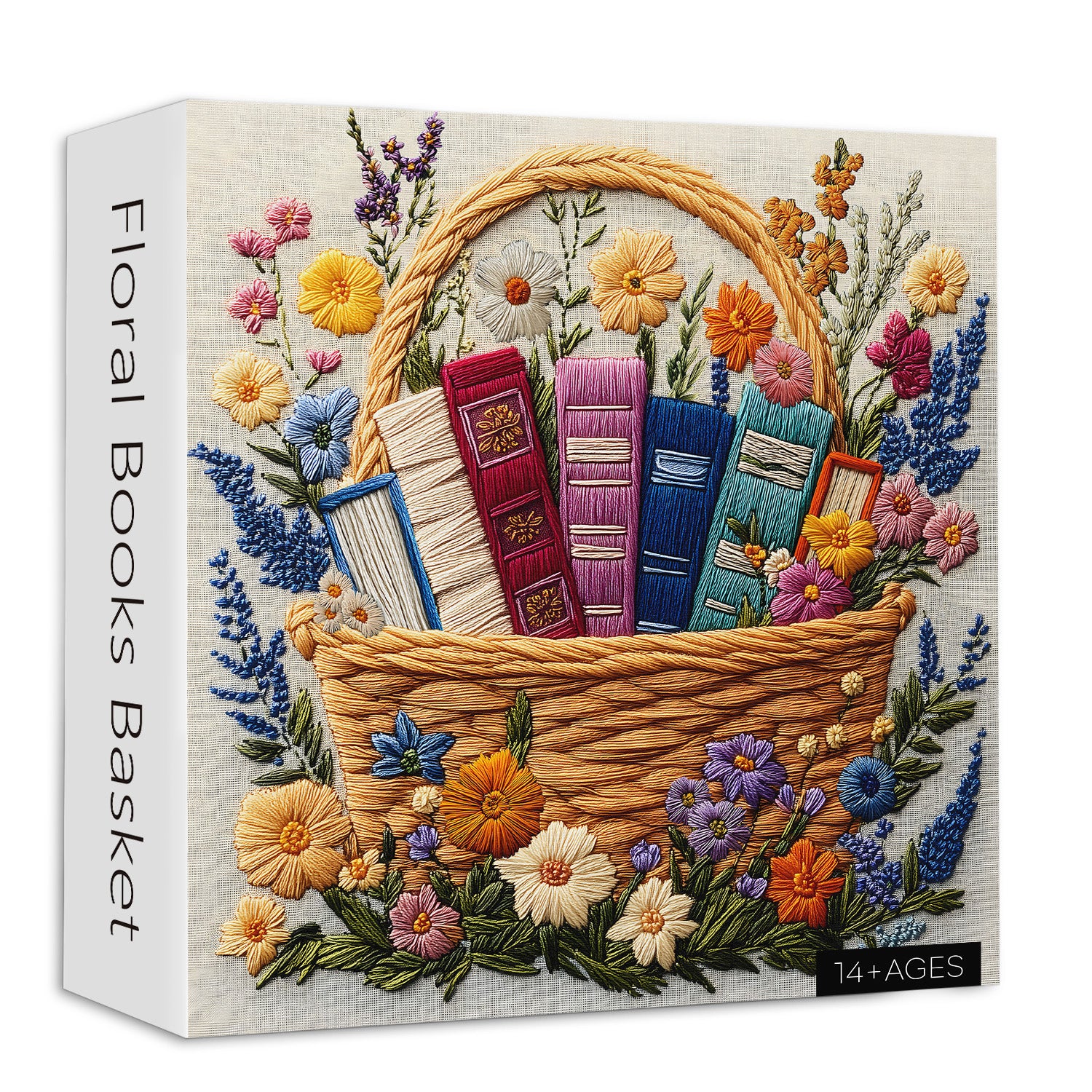 Libri floreali Basket puzzle puzzle 1000 pezzi
