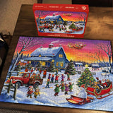 Pezzi di natalizio di puzzle funlands 1000