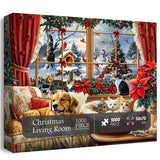 Natalizio soggiorno puzzle puzzle 1000 pezzi