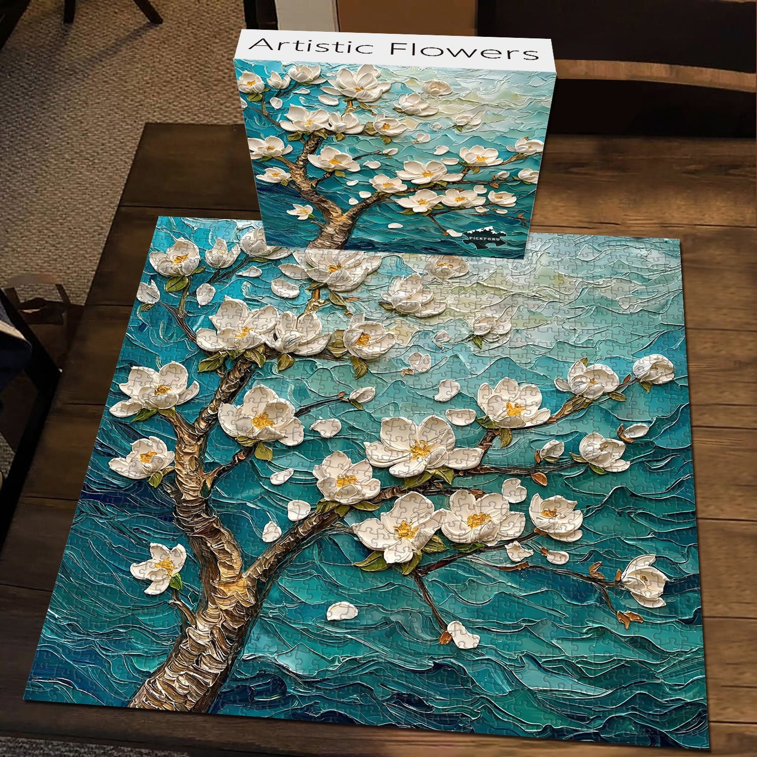 Künstlerische Blumen Puzzle 1000 Stücke