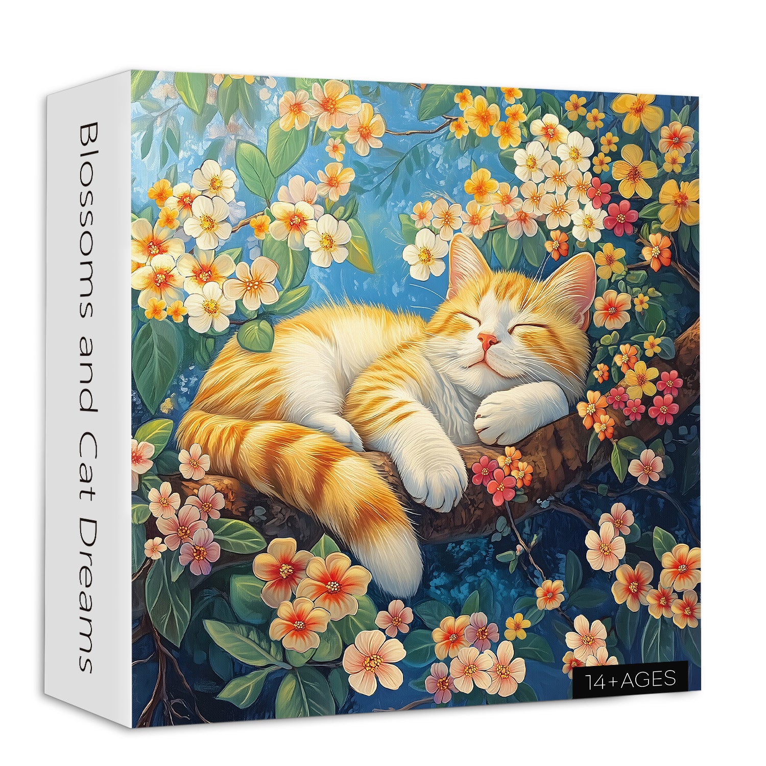 Blossoms and Cat Dreams puzzle puzzle 1000 pezzi