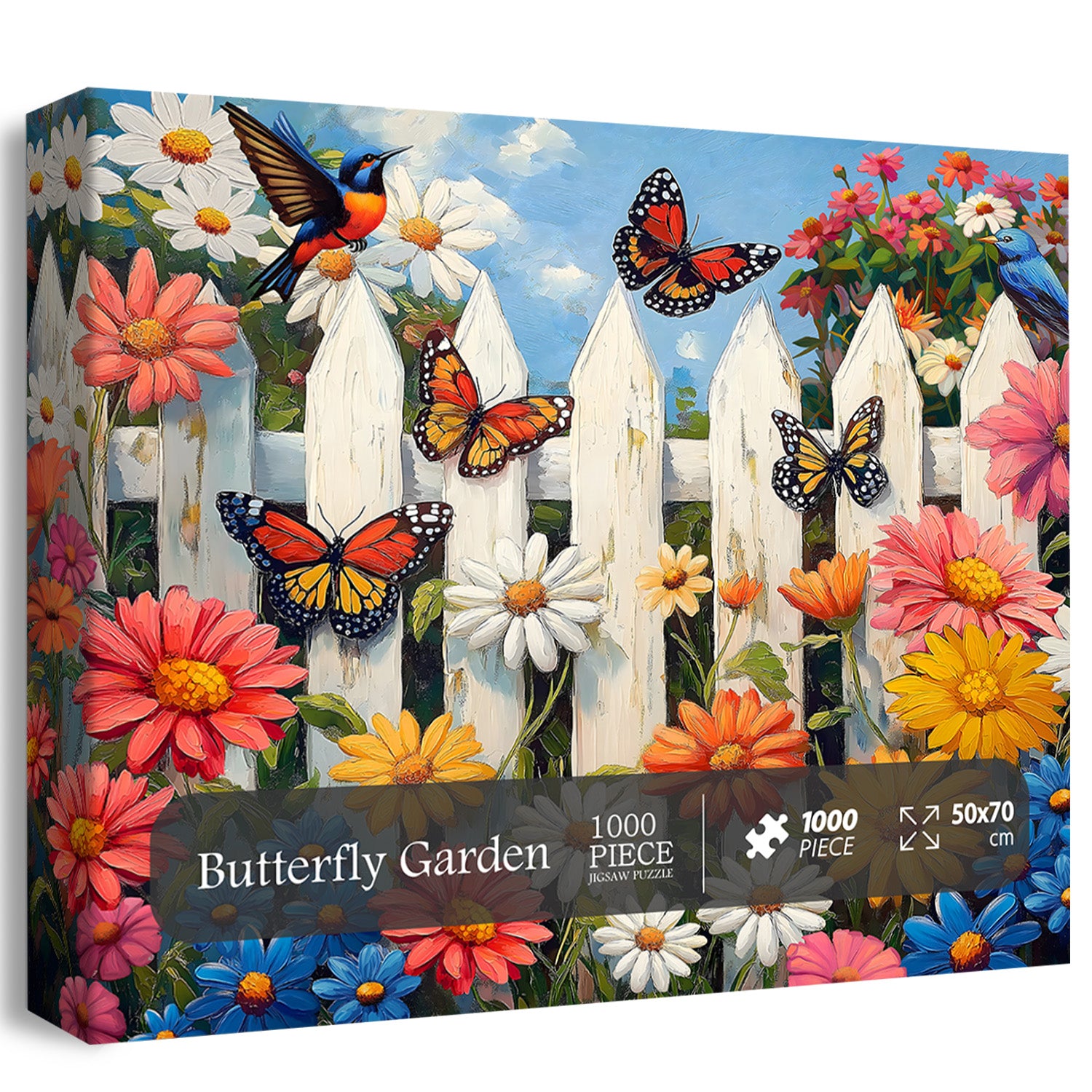 Puzzle giardino farfalla puzzle 1000 pezzi