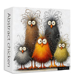 Punti di puzzle di pollo astratto 1000 pezzi