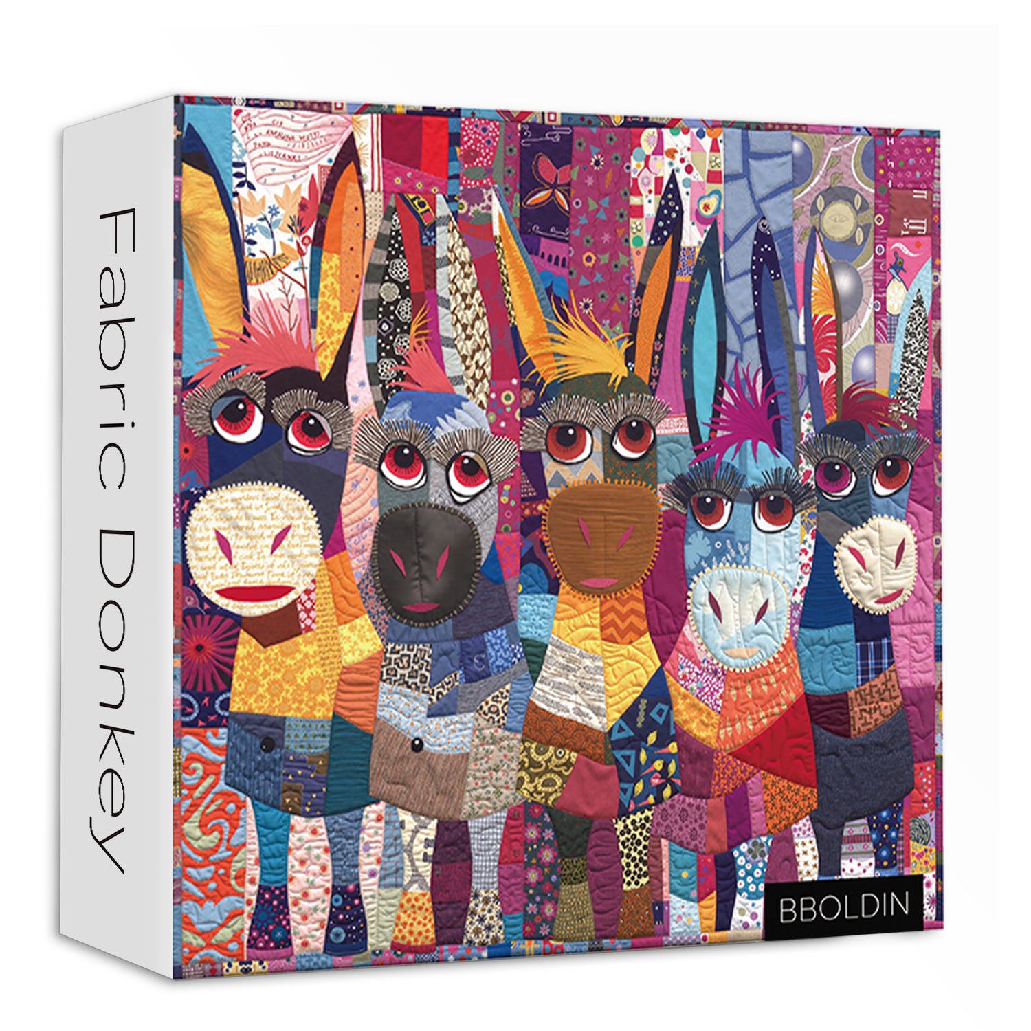 Fabric Donkey Jigsaw Puzzle 1000 Pieces