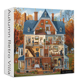 Automne Retro Villa Puzzle 1000 pièces 1000 pièces