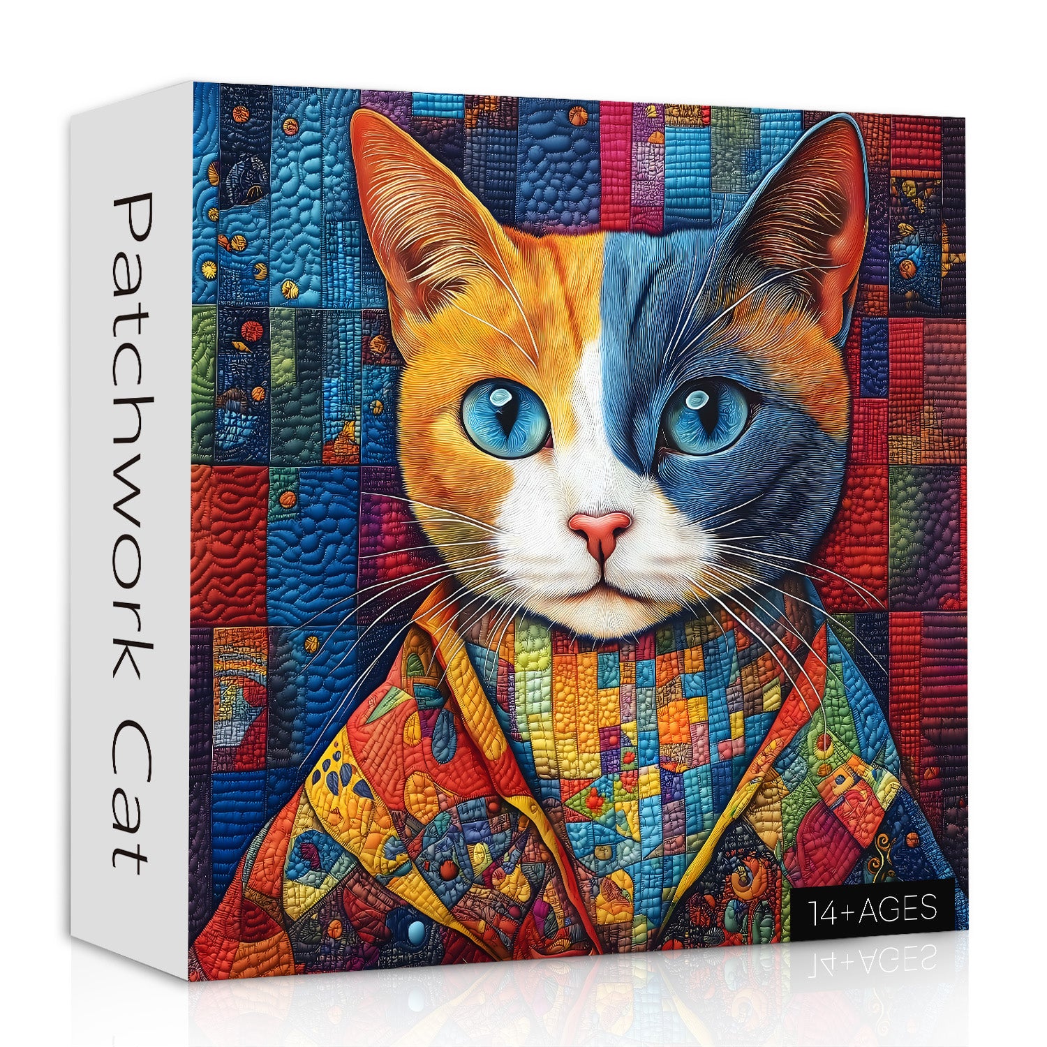Patchwork gatto puzzle puzzle 1000 pezzi