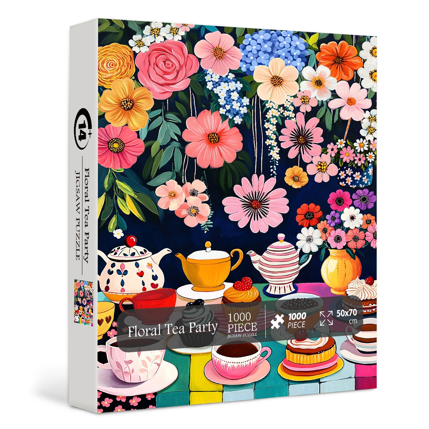Floral Tea Party Jigsaw Puzzle 1000 Pieces