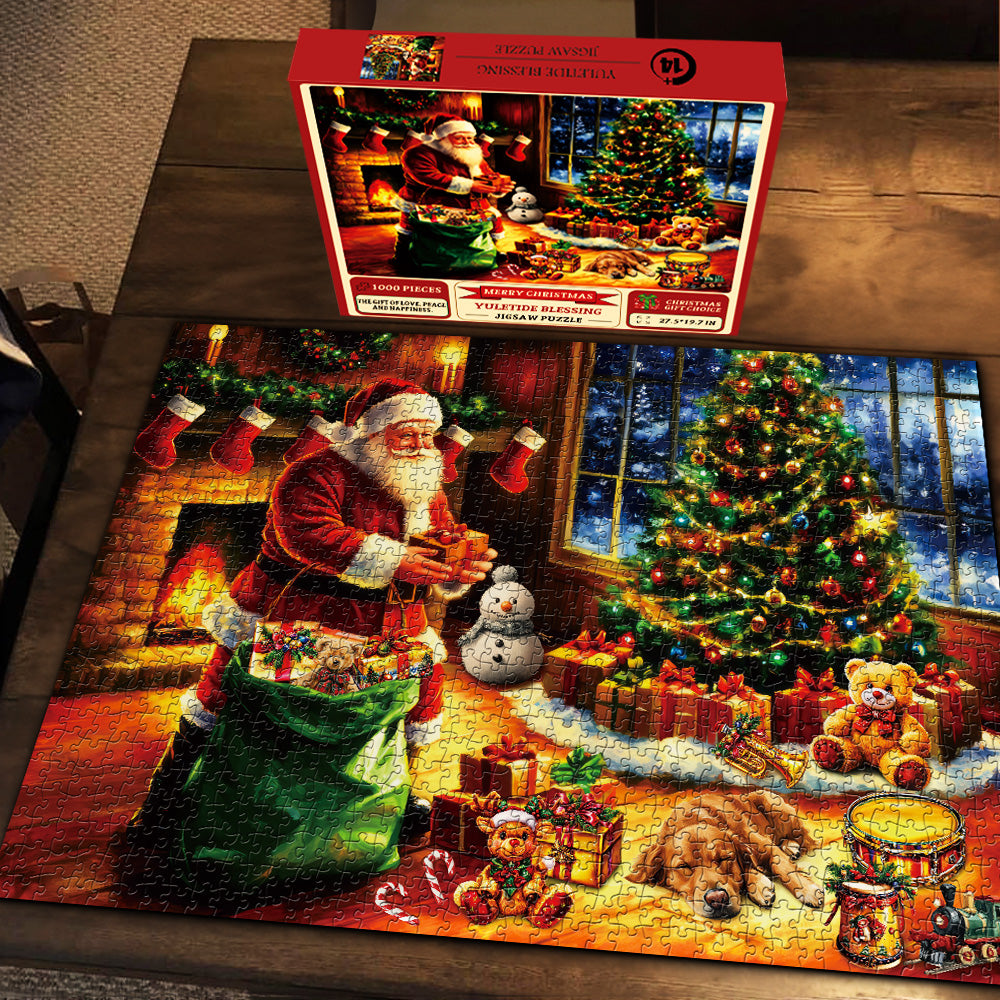 Yuletide Blessing puzzle puzzle 1000 pezzi