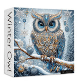 Puzzle puzzle di gufo invernale 1000 pezzi