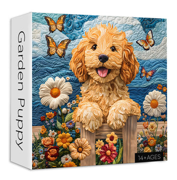Garden Puppy Jigsaw Puzzle 1000 piezas