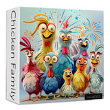 Chicken Family Jigsaw Puzzle 1000 piezas
