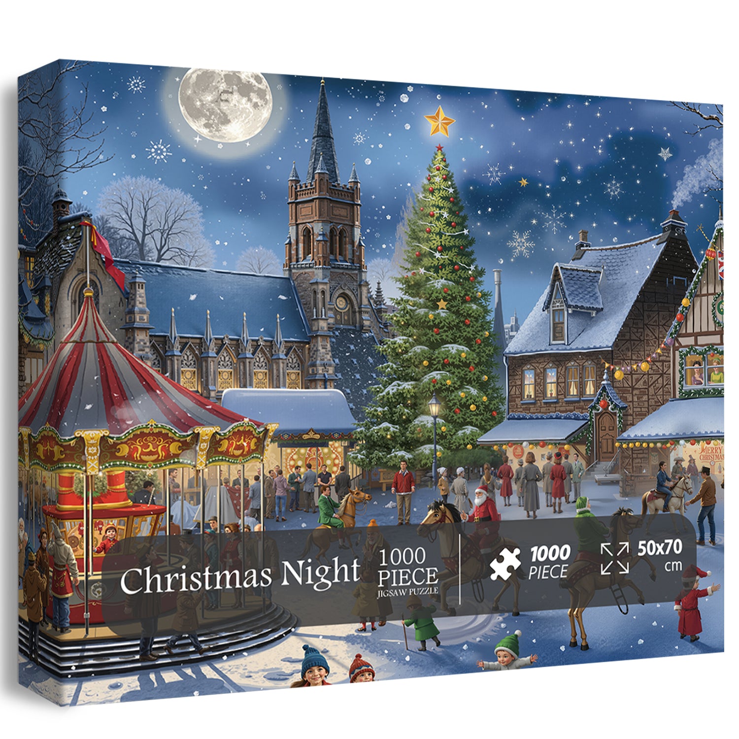 Puzzle Nuit de Noël 1000 pièces