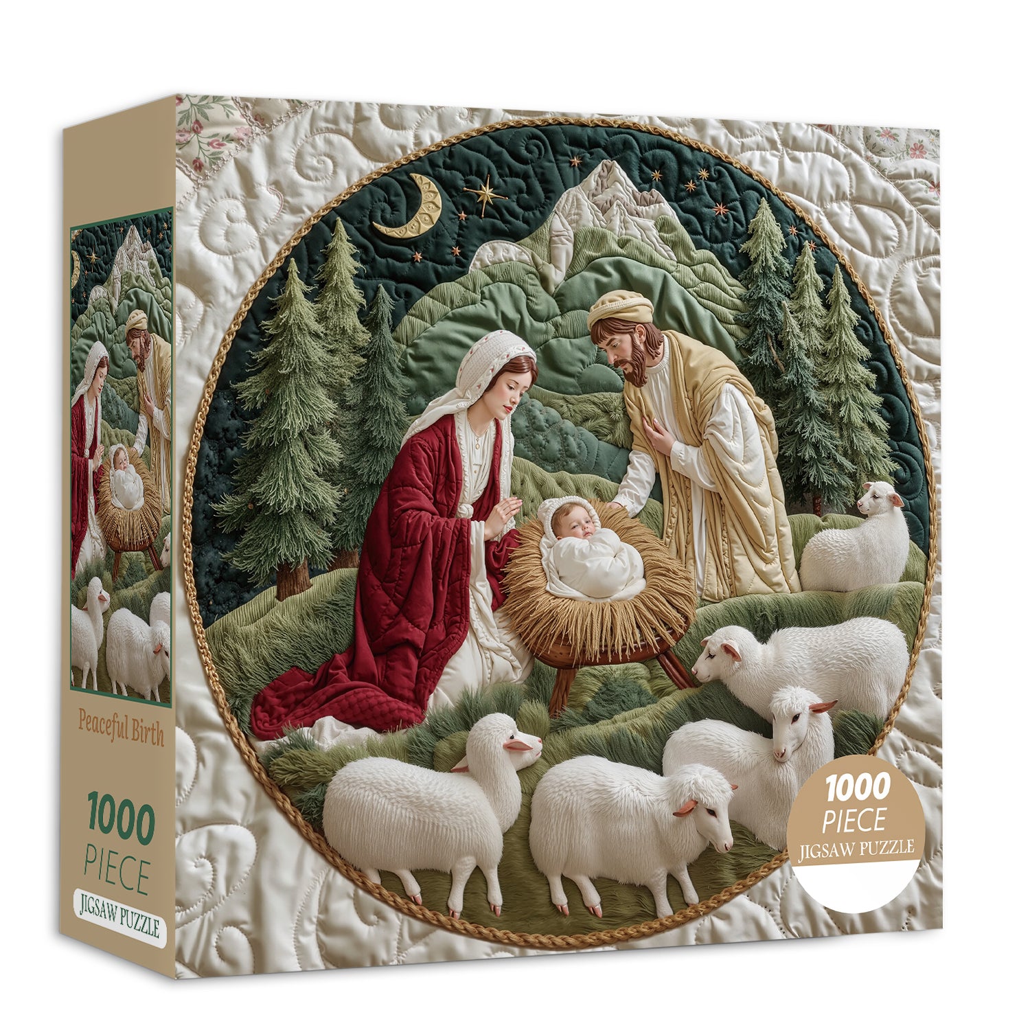 Pieci 1000 pezzi del puzzle di nascita pacifica 1000 pezzi