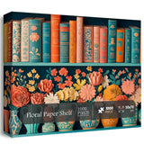 Puzzle puzzle per scaffali di carta floreale 1000 pezzi