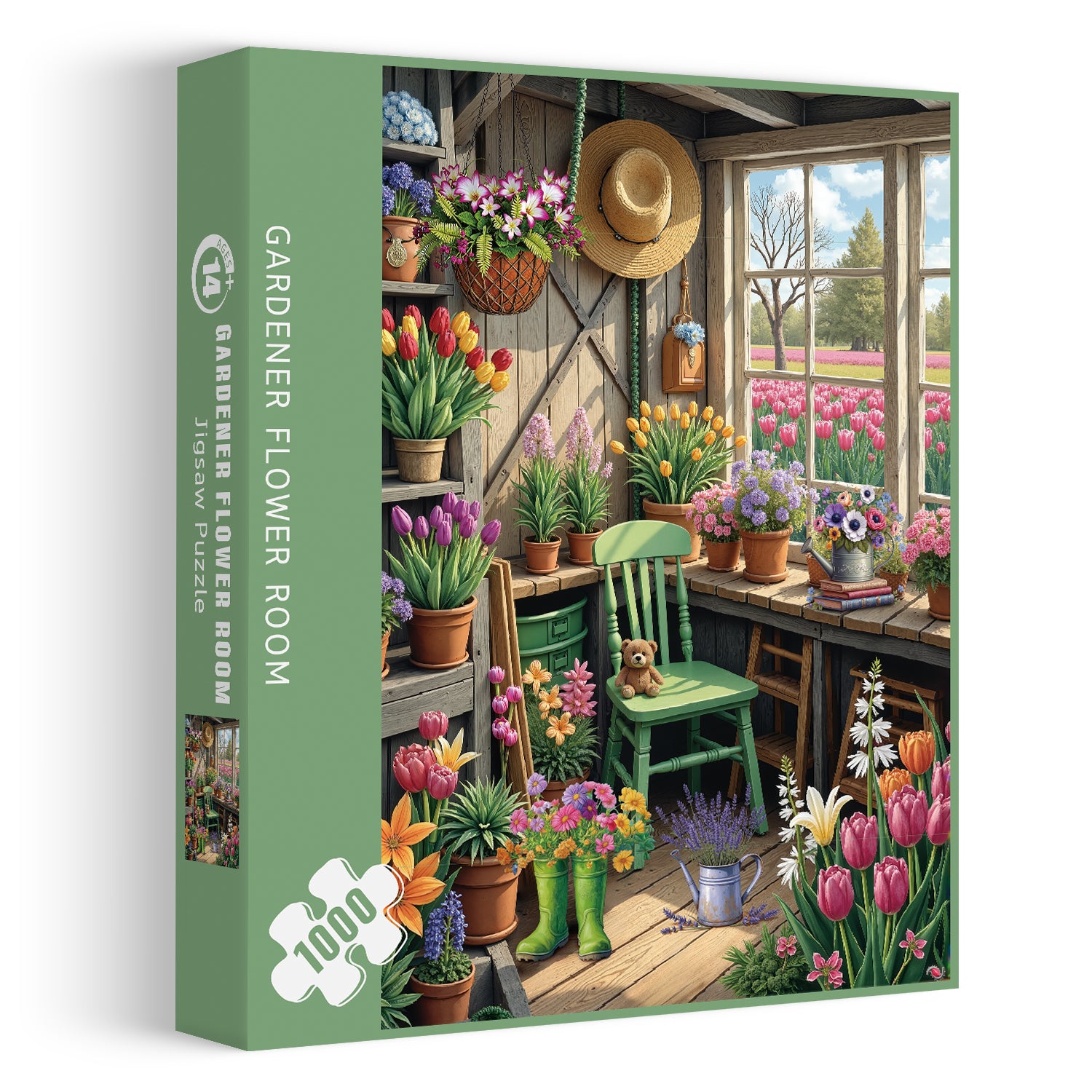 Gardener Flower Room College Puzzle 1000 pezzi