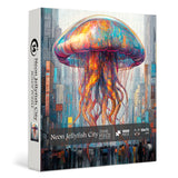 Puzzle puzzle di jellyfish neon 1000 pezzi
