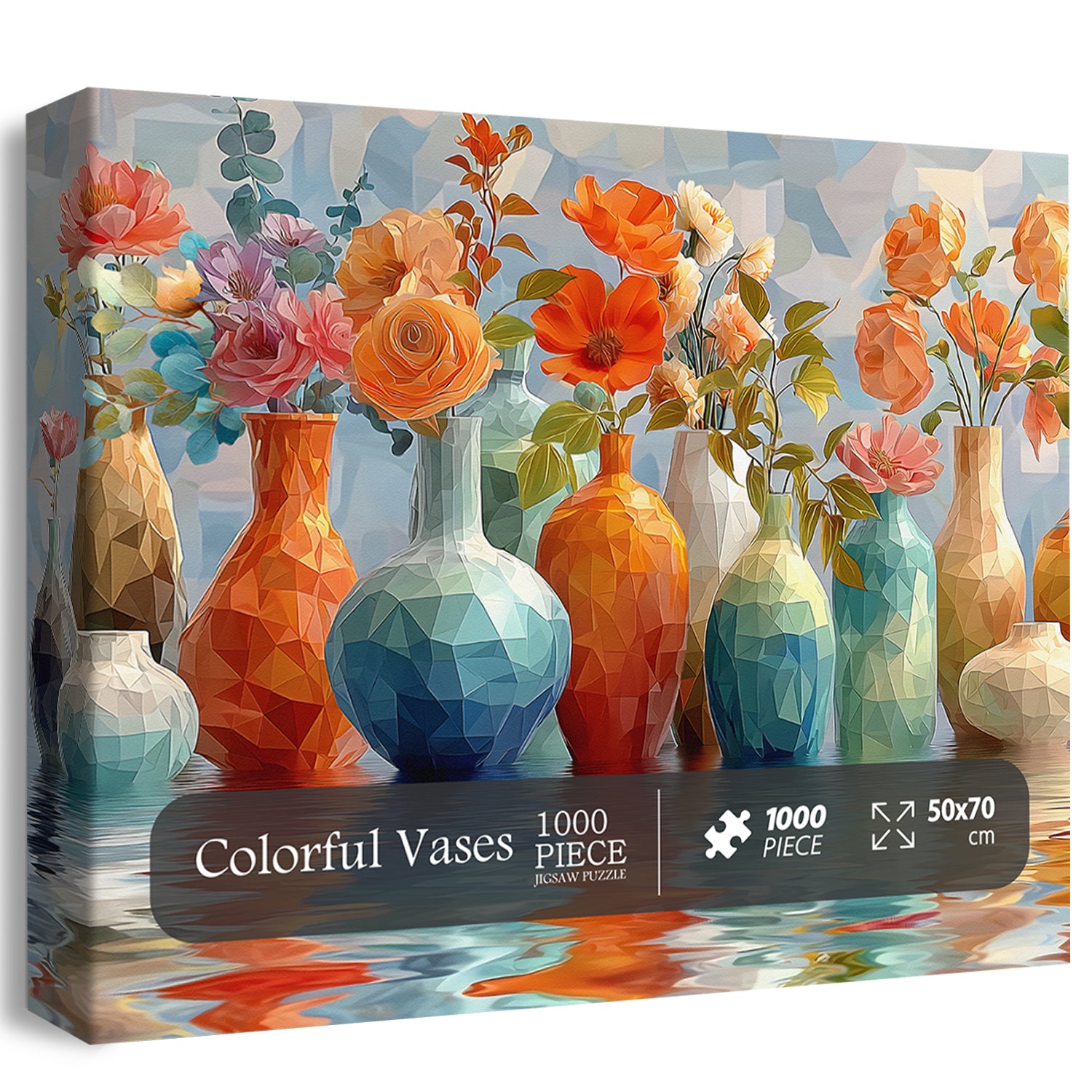 Vases colorées Puzzle 1000 pièces