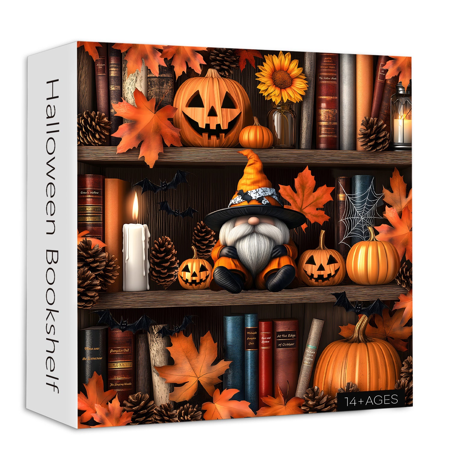 Halloween Bookshelf -puzzle puzzle 1000 pezzi
