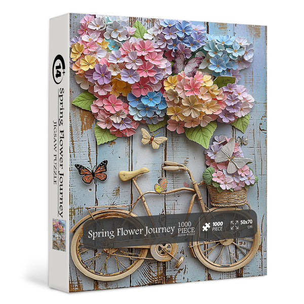 Spring Flower Journey Jigsaw Puzzle 1000 Pieces – Pickforupuzzle
