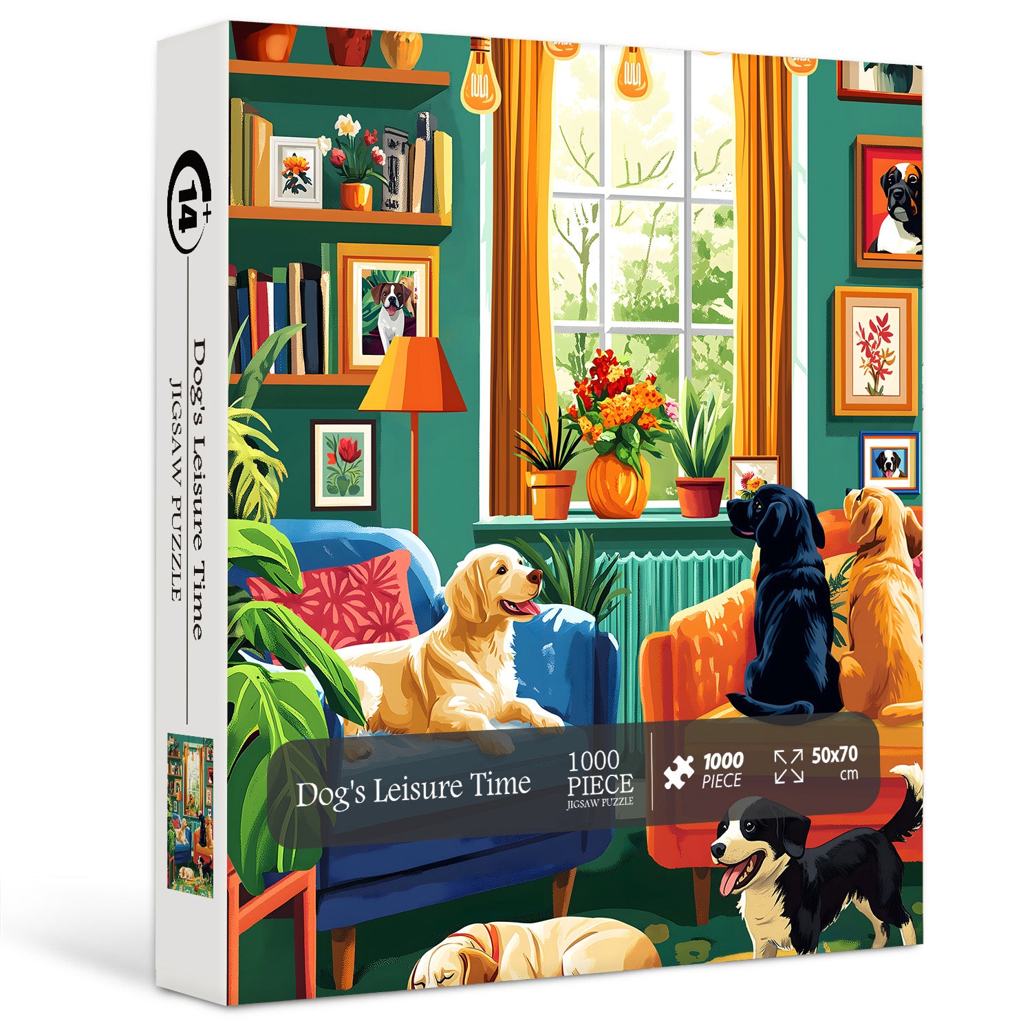 Dog's Leisure Time Jigsaw Puzzle 1000 Pieces