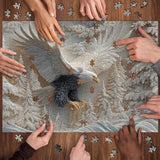 Das geschnitzte Adlerpuzzle 1000 Stücke