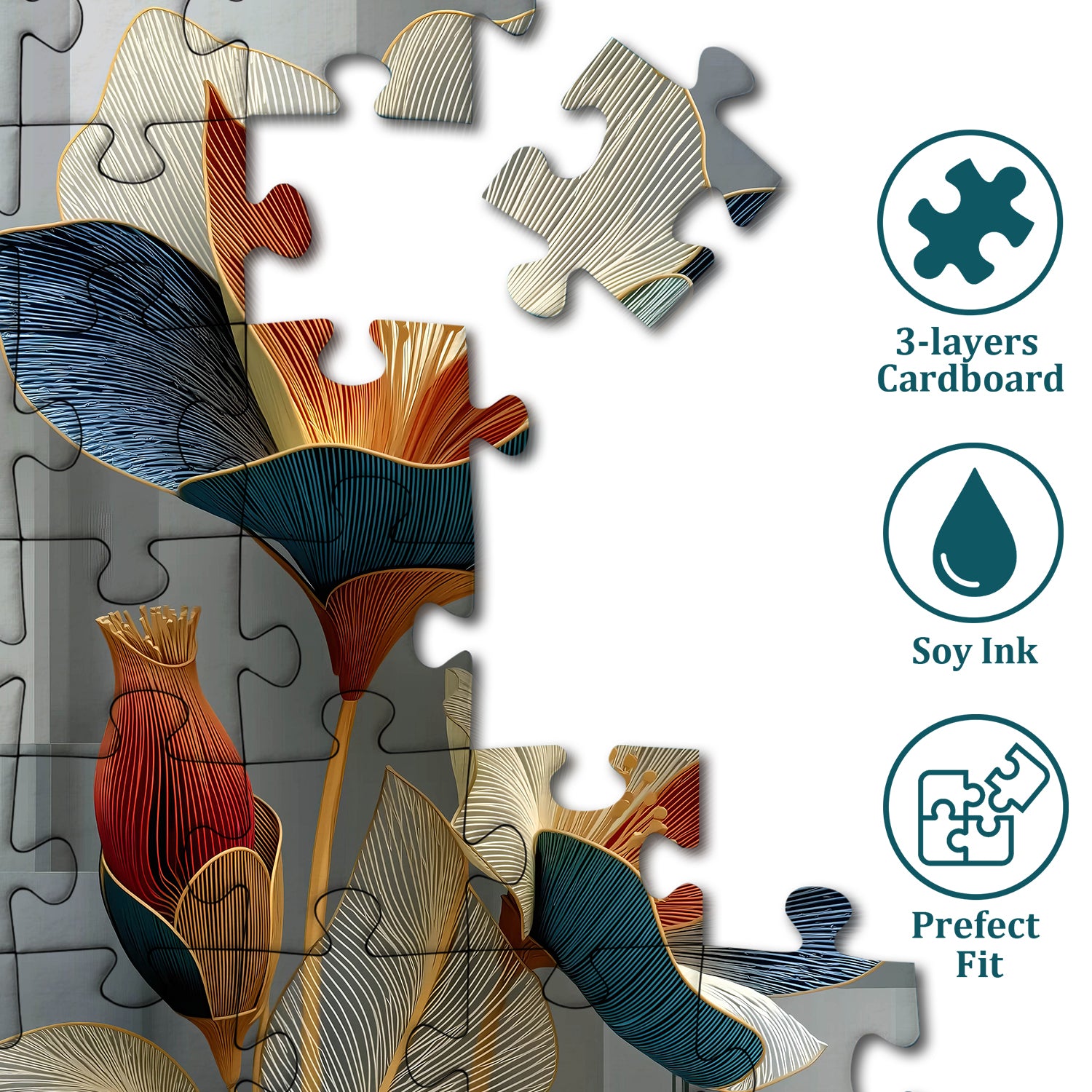 Puzzle Petali Lineari 1000 Pezzi