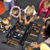 Nights spooky bookshelf notti puzzle 1000 pezzi