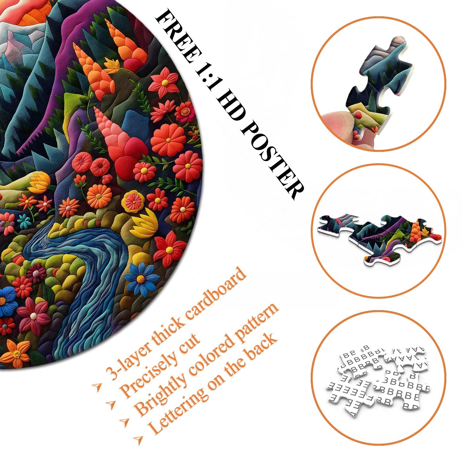 Rainbow Valley Jigsaw Entrati 1000 pezzi