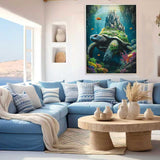 Sotto il puzzle gigante 1000 pezzi