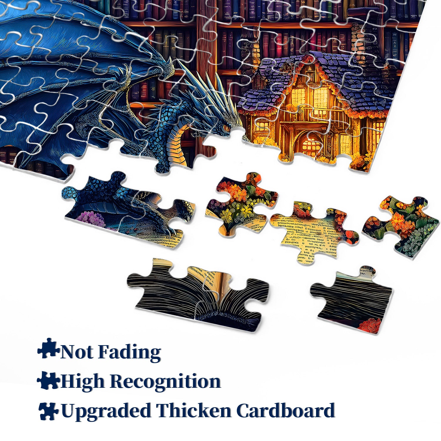 Book Enchanted Dragon Jigsaw Puzzles 1000 pièces