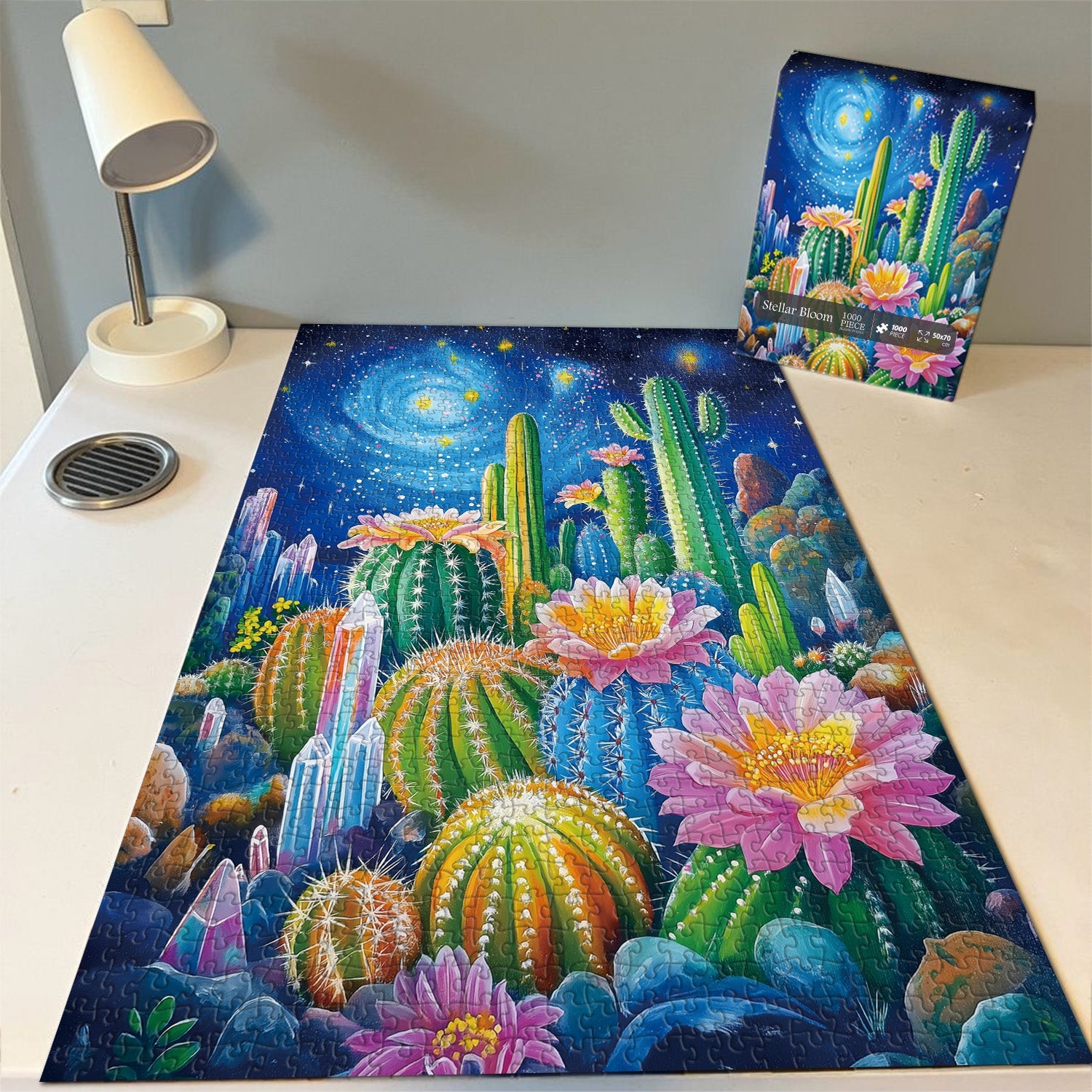 Pun puzzle azzurro stellare 1000