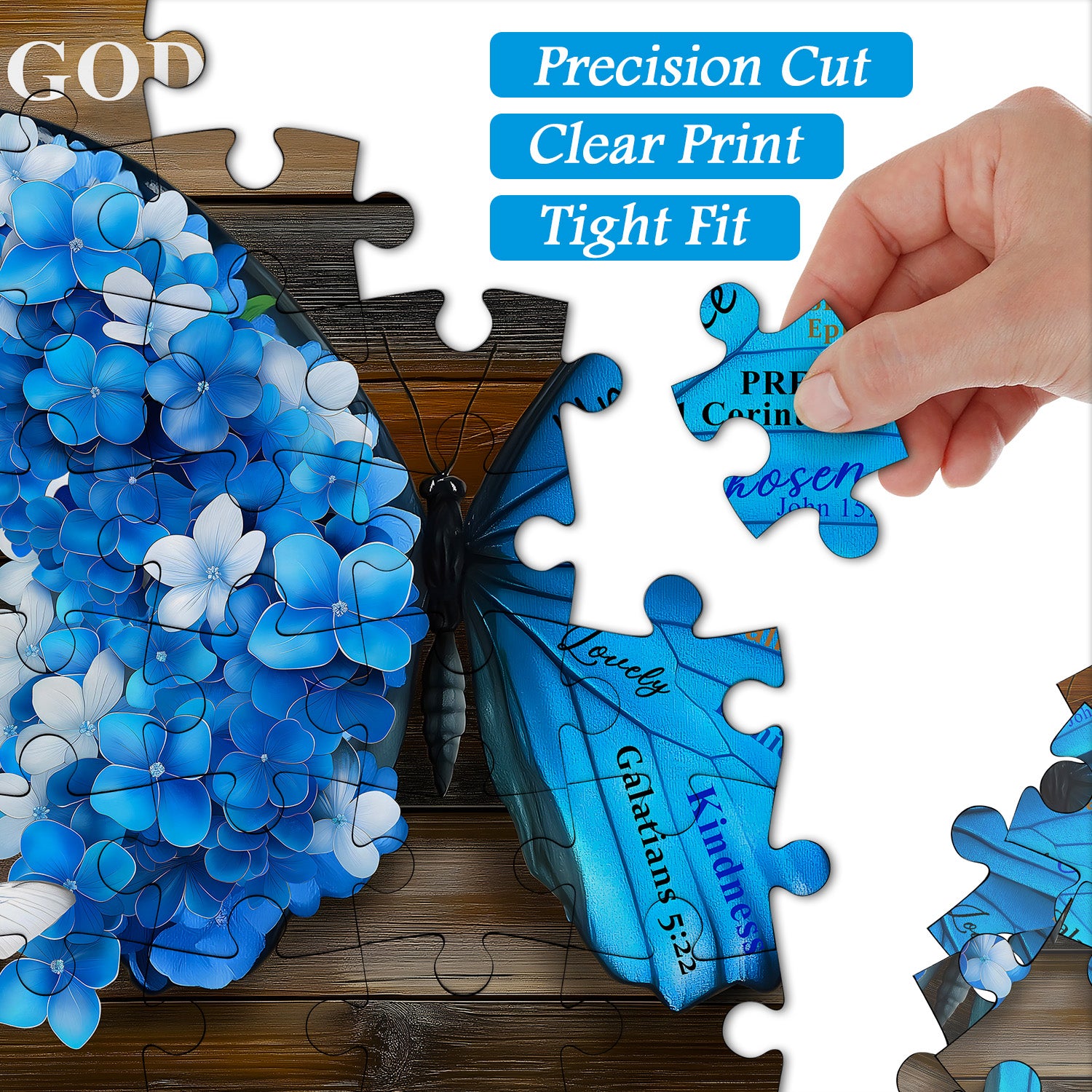 Button Wings Blessing puzzle puzzle 1000 pezzi