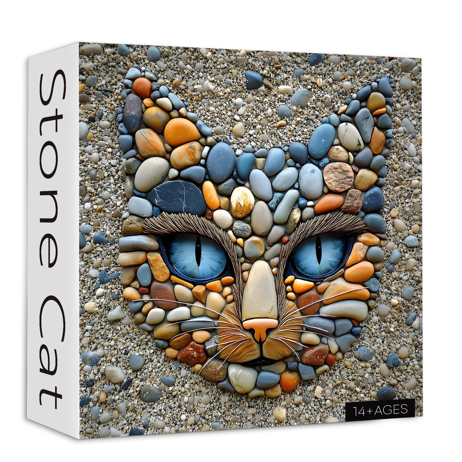 Puzzle gatto in pietra puzzle 1000 pezzi