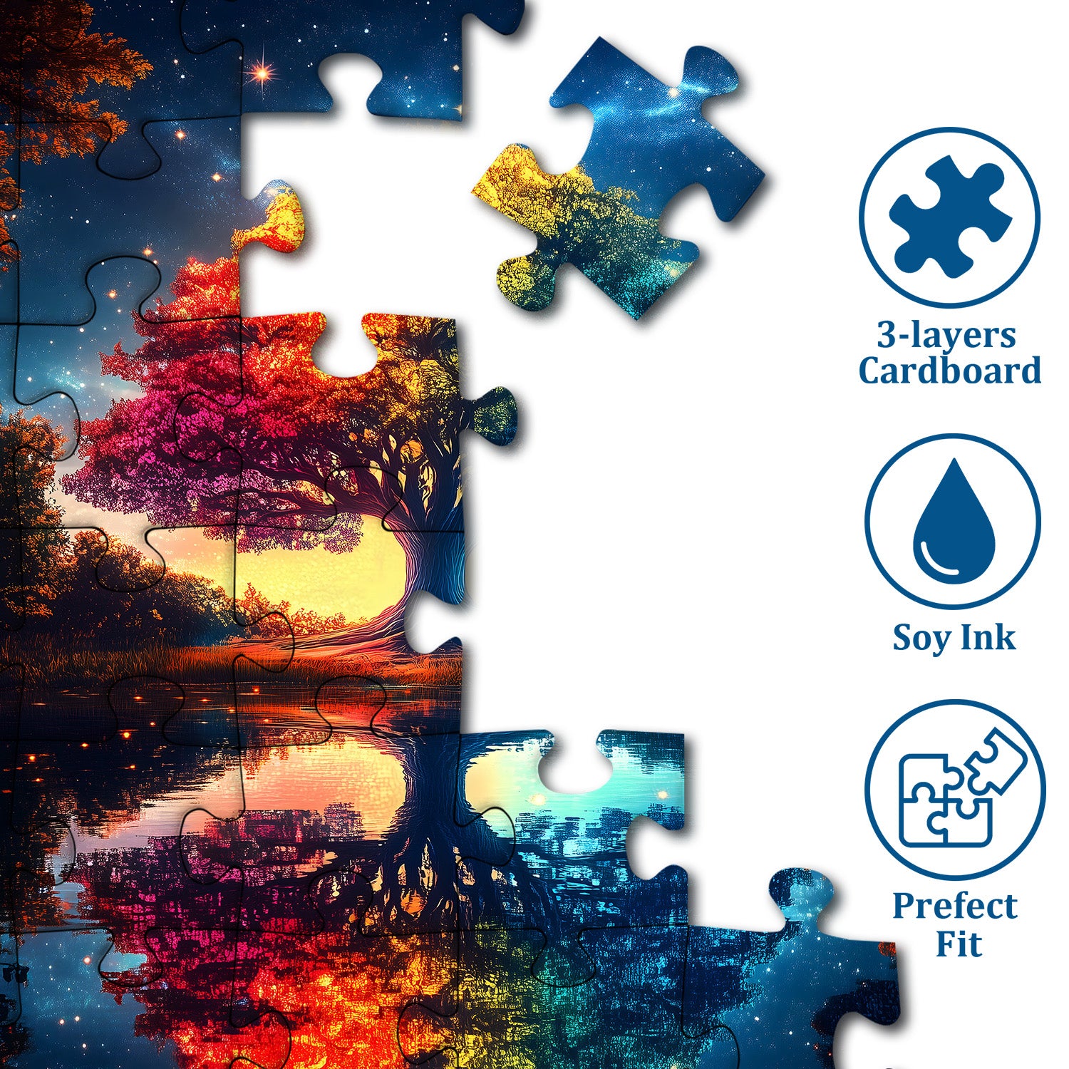 Starry Tree Jigsaw Puzzle 1000 Pieces
