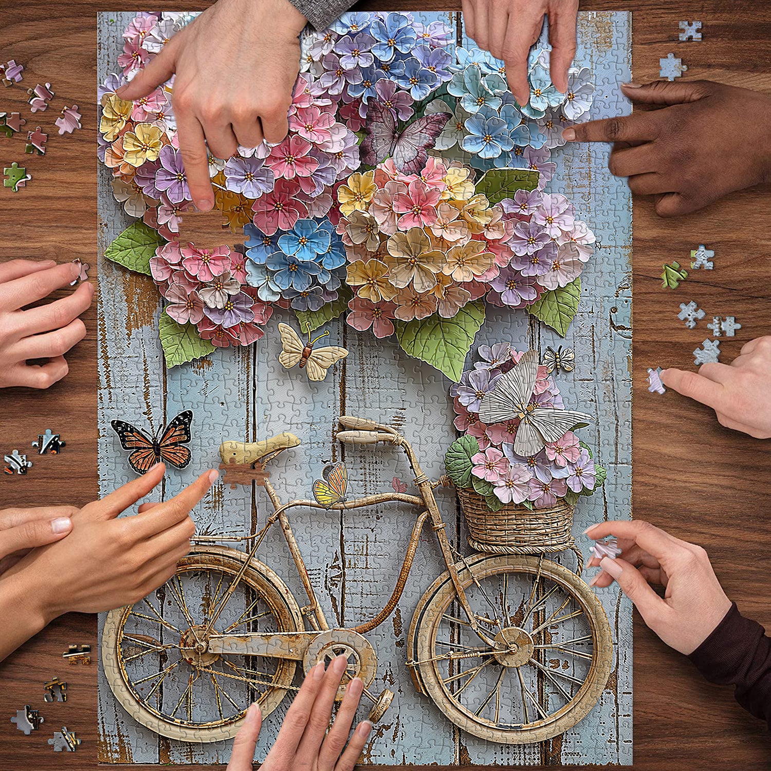 Spring Flower Journey Jigsaw Puzzle 1000 Pieces
