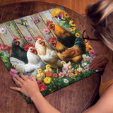 Happy Henhouse Gathering puzzle puzzle 1000 pezzi
