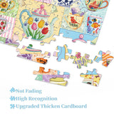 Tasses de fleur puzzle 1000 pièces