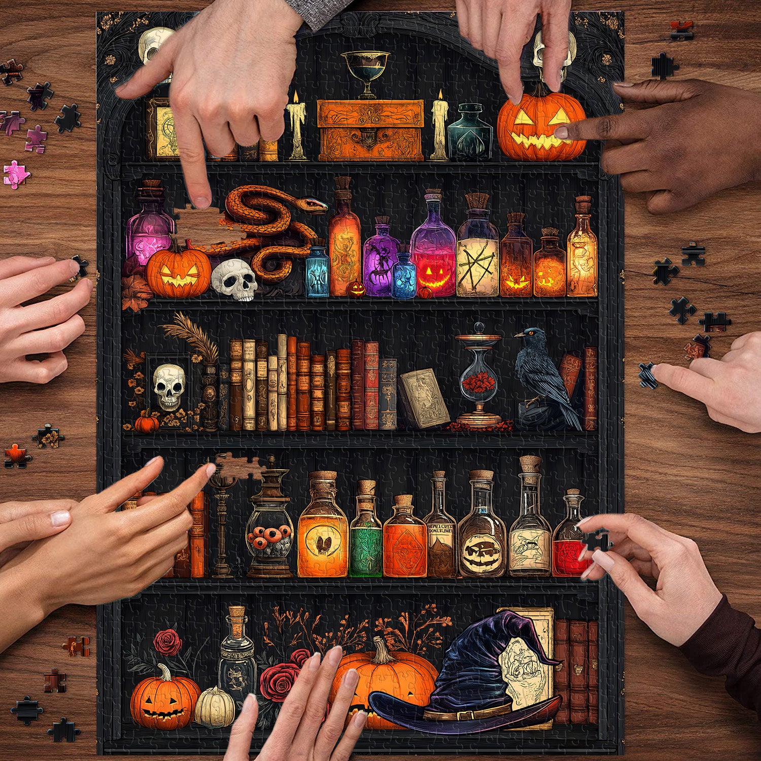 Witch's Cabinet Jigsaw Puzzle 1000 pezzi
