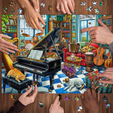 Music Room puzzle puzzle 1000 pezzi