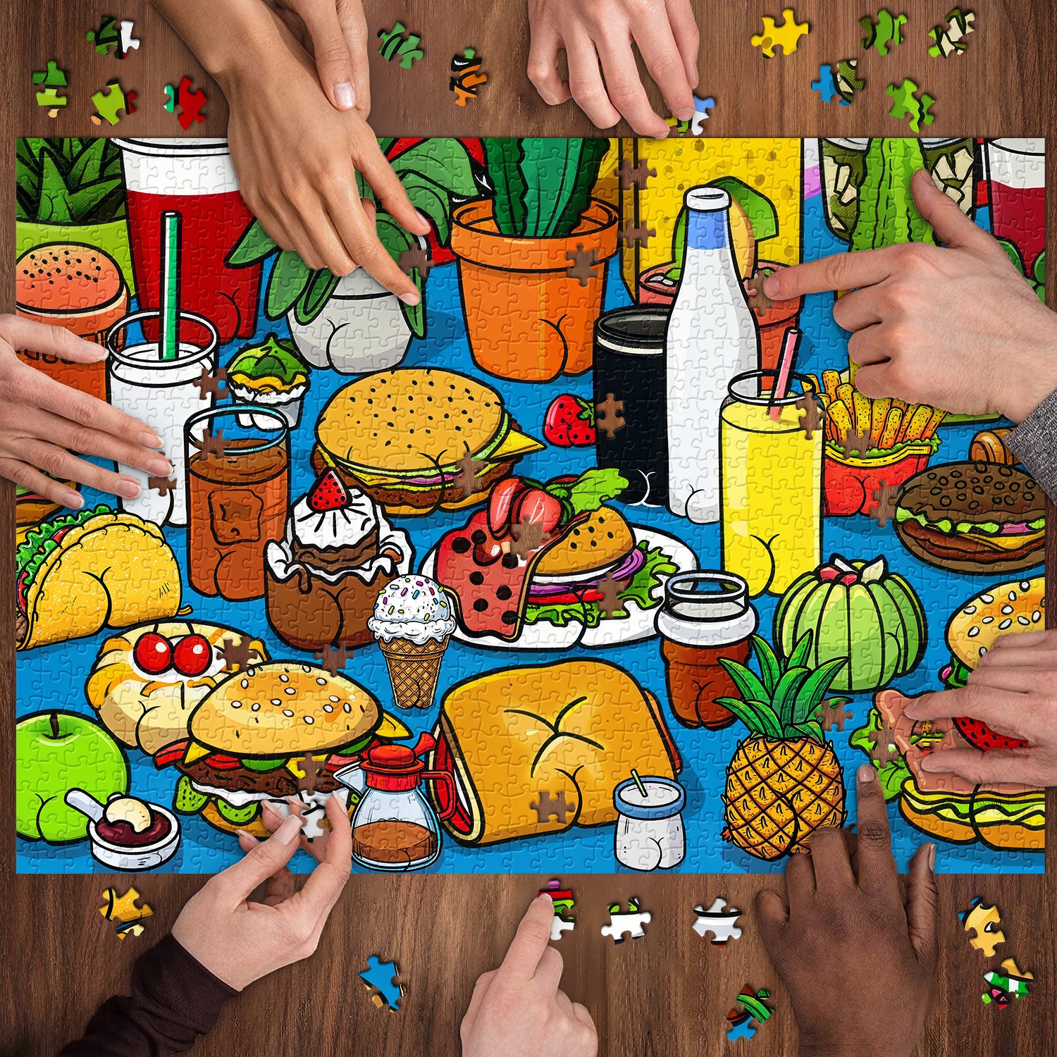 Puzzle puzzle sfacciato 1000 pezzi
