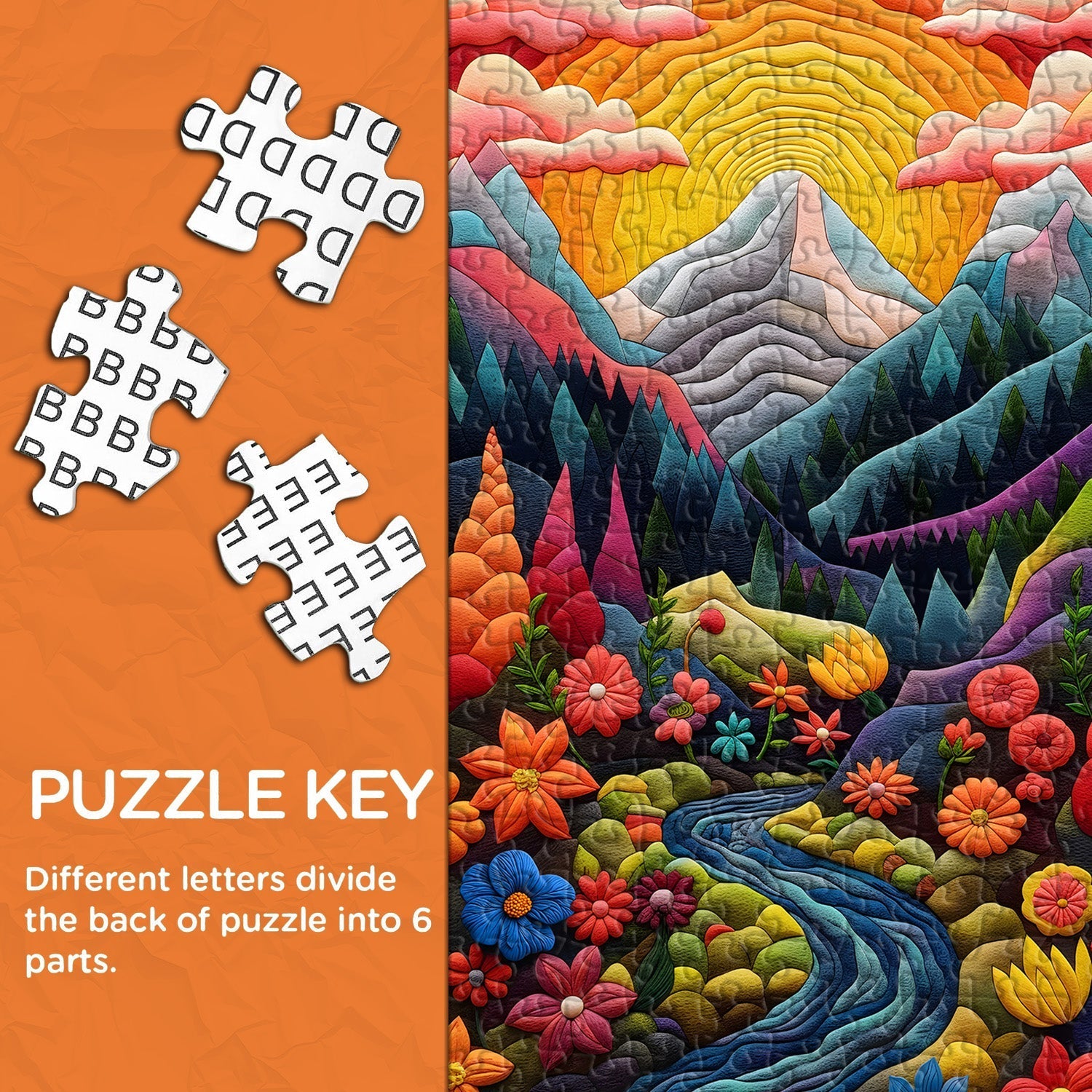 Rainbow Valley Jigsaw Entrati 1000 pezzi