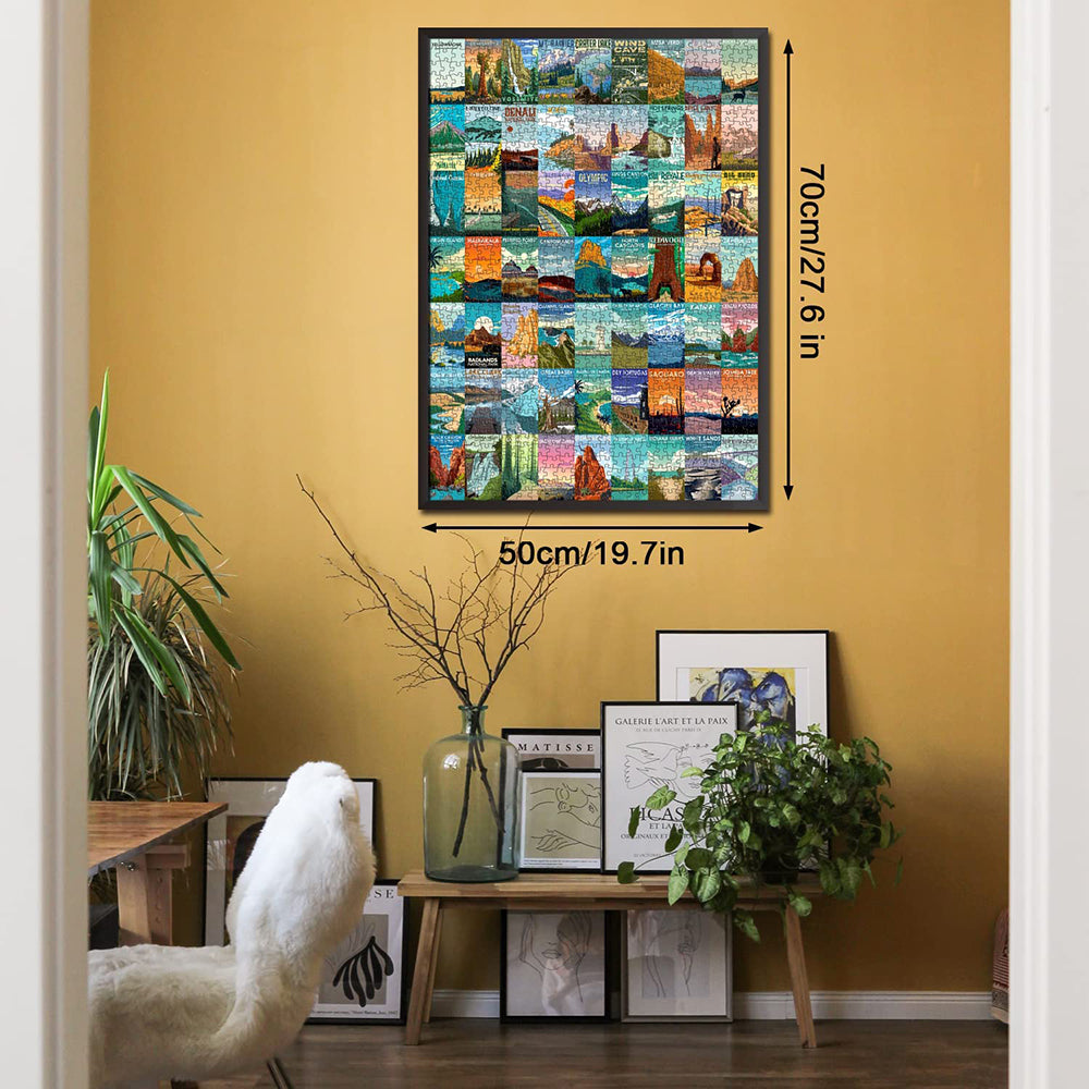 I parchi nazionali statunitensi puzzle 1000 pezzi