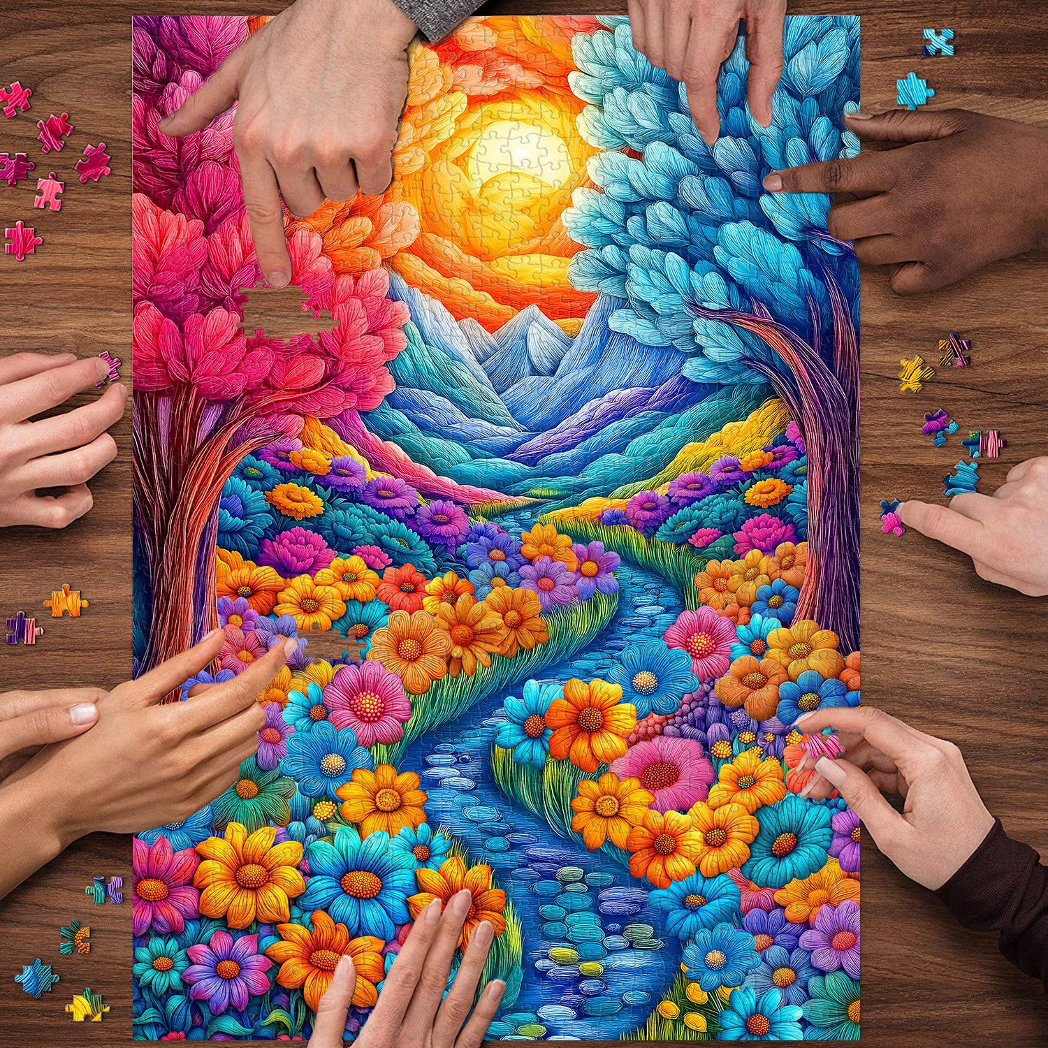 Magic Bloom Jigsaw Entrati 1000 pezzi