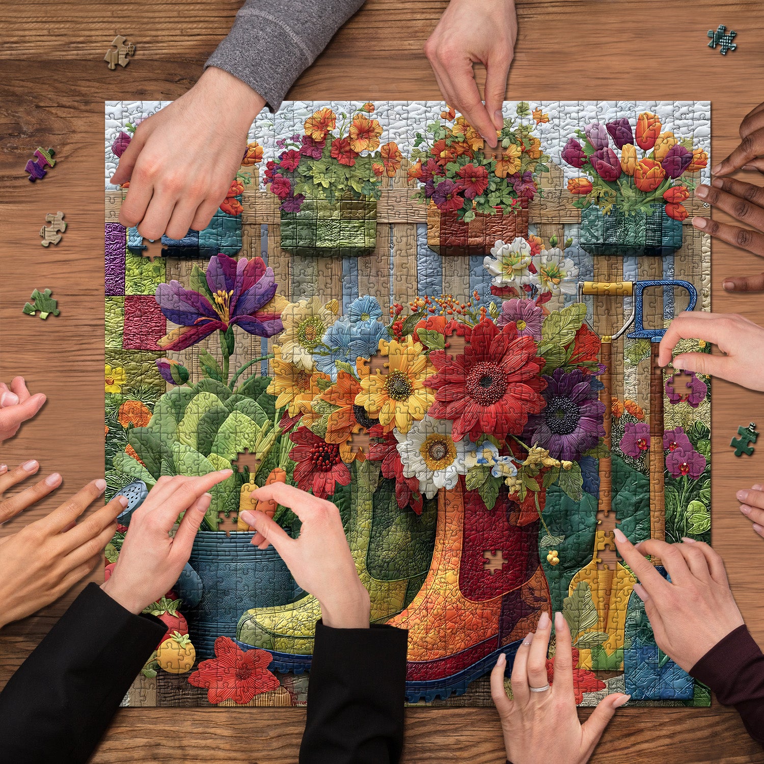 Stivali da giardino puzzle puzzle 1000 pezzi