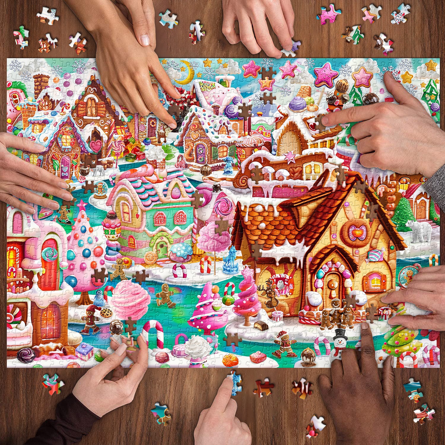 Candy Town Jigsaw Puzzle 1000 pezzi