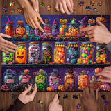 Barattoli di caramelle di Halloween puzzle puzzle 1000 pezzi