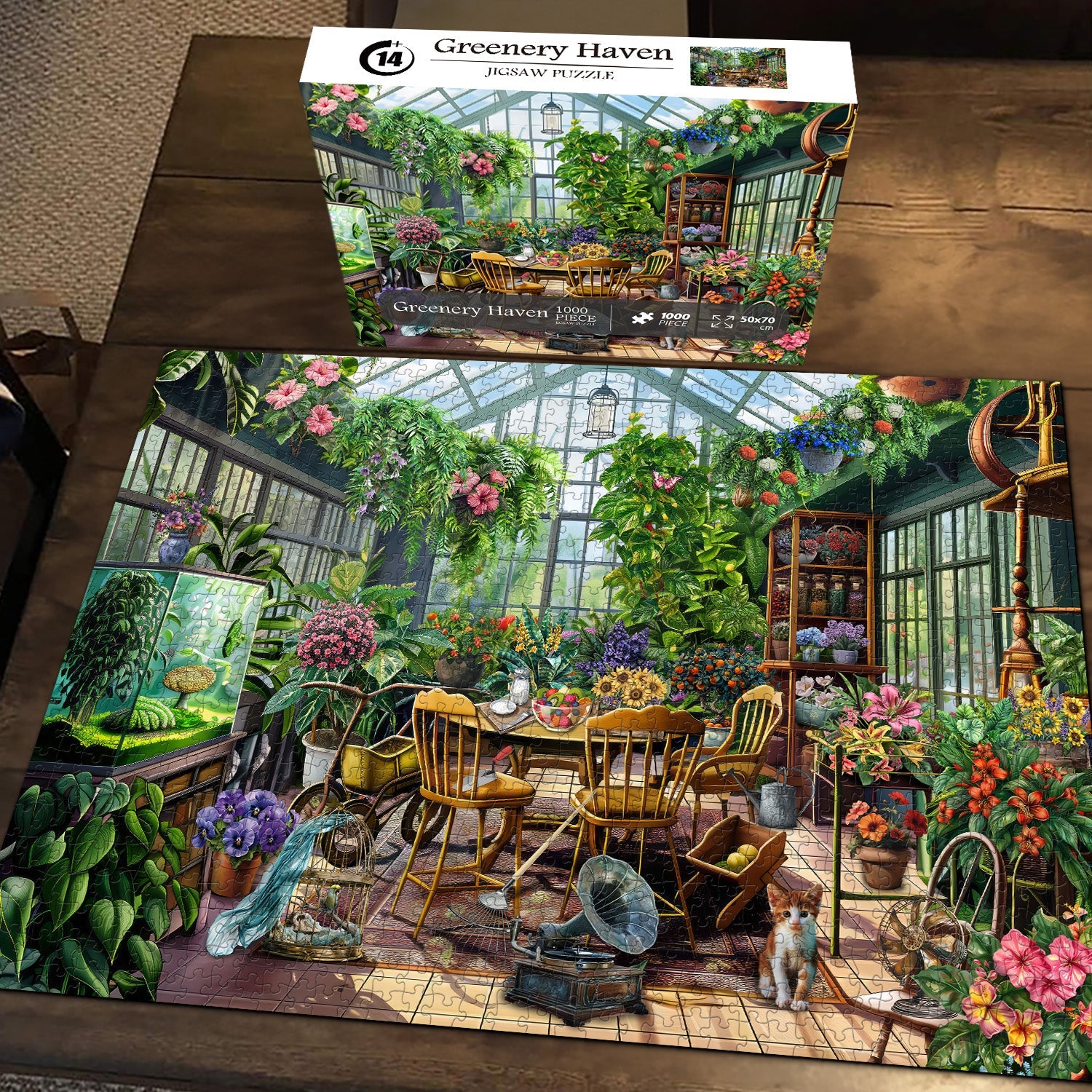 Greenery Haven puzzle puzzle 1000 pezzi